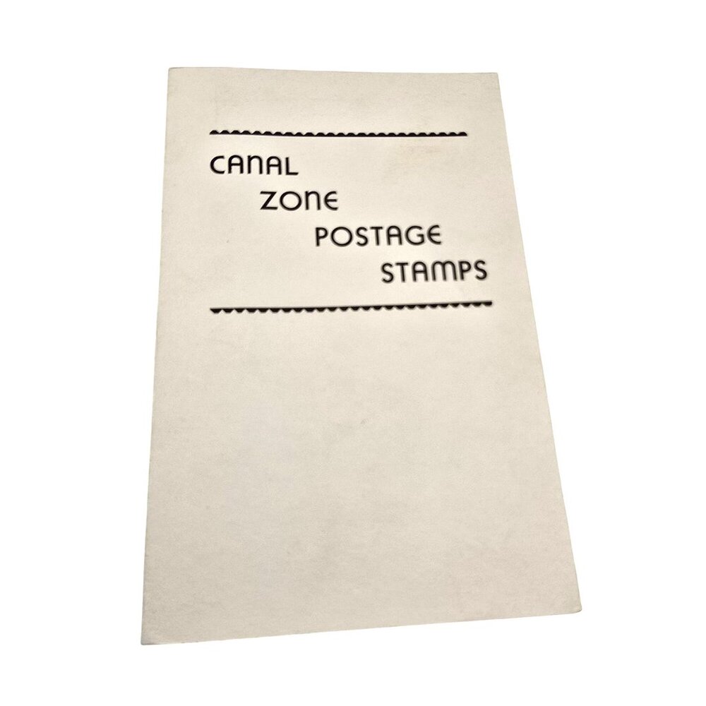 Vintage Canal Zone Postage Stamps Book from Canal Zone Postal Service LI633